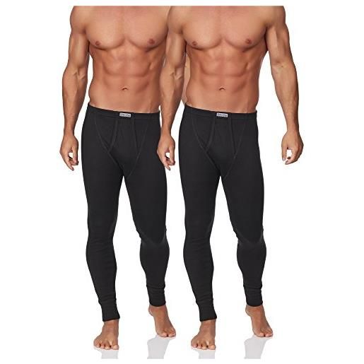 Mutandoni Uomo Invernali In Lana E Cotone - Calzamaglia Termica Bianca Made In Italy, Intimo Caldo