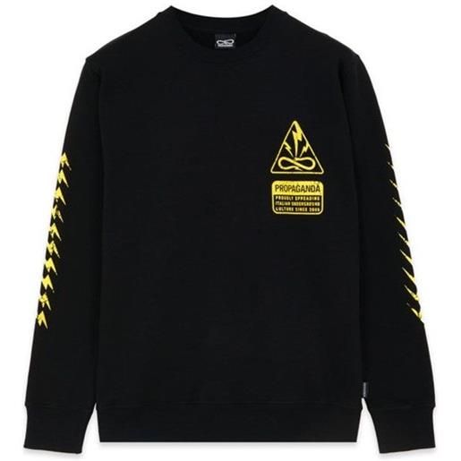 Snkrsdevoted felpa 100% cotone volt nero