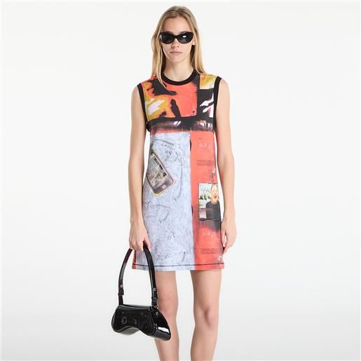 DIESEL abito diesel d-hessa dress printed jersey