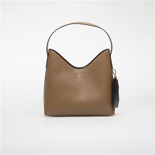 Tommy Hilfiger borsa Tommy Hilfiger th icon shoulder bag taupe