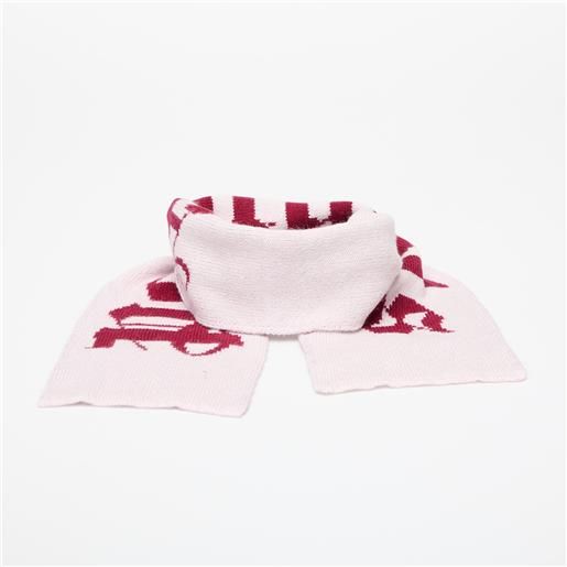 Palm Angels Kids sciarpa Palm Angels Kids logo knit scarf rose pink/ brick red