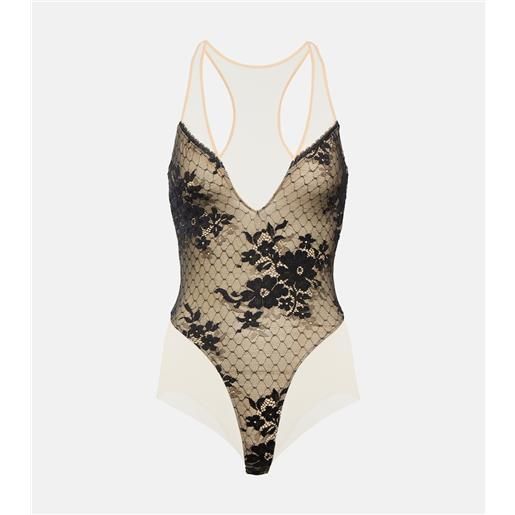 Wolford x n21 - body monica con pizzo