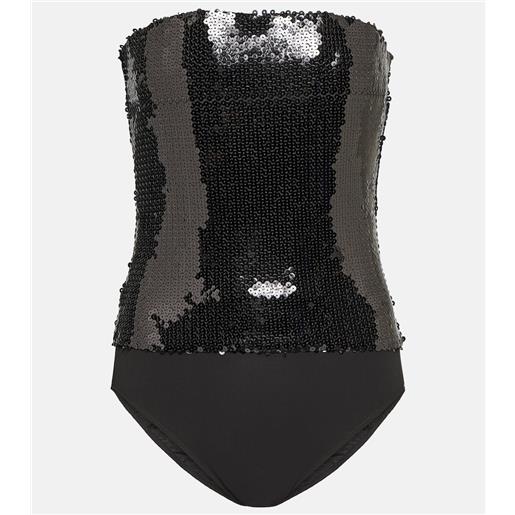 Alexandre Vauthier body a fascia con paillettes