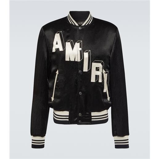 Amiri giacca varsity in raso