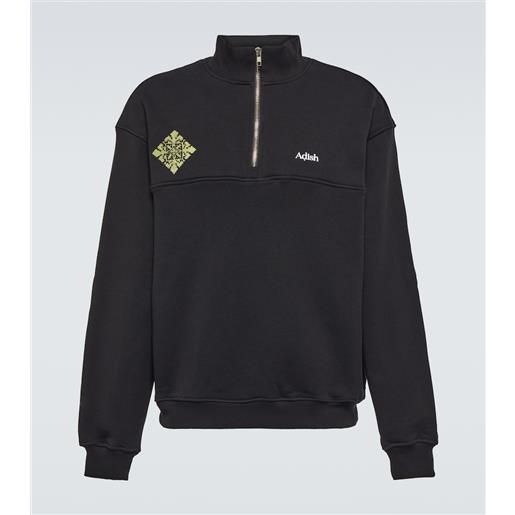 Adish felpa in jersey di cotone con logo