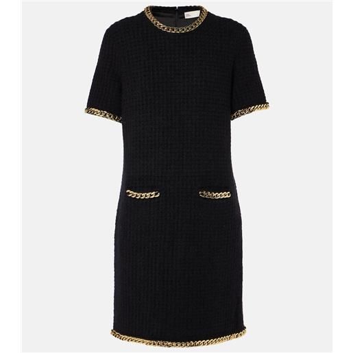 Tory Burch abito corto in maglia di misto lana
