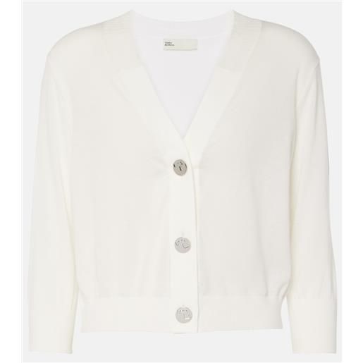 Tory Burch cardigan cropped in cotone