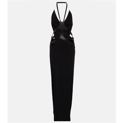 Dion Lee abito lungo con scollo allâamericana