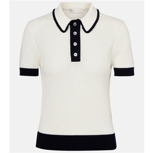 Tory Burch polo in maglia aperta