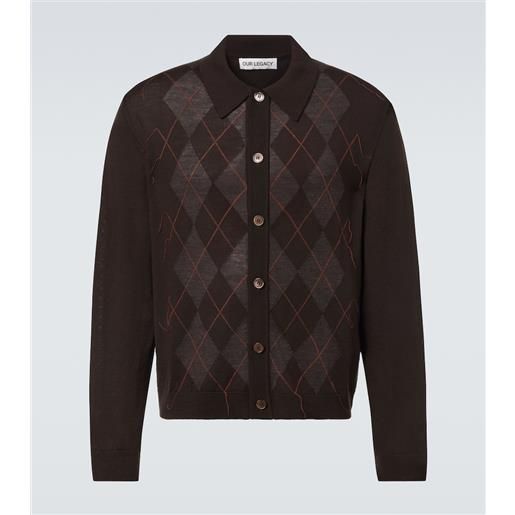 Our Legacy cardigan evening in lana