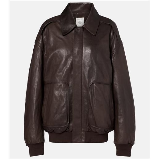 Calvin Klein Collection bomber johnson in pelle