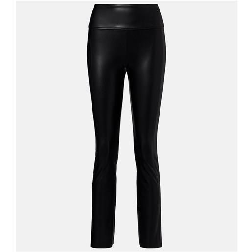 Wolford pantaloni slim cropped edie