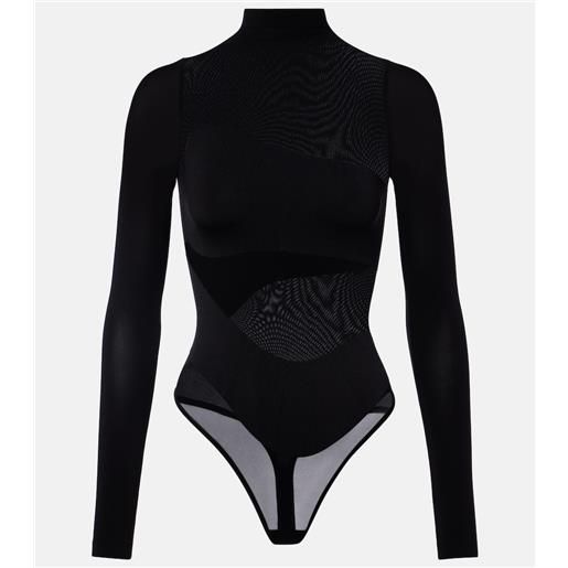 Wolford body shade con mesh