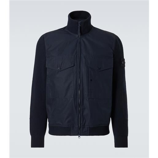 Stone Island bomber compass in cotone