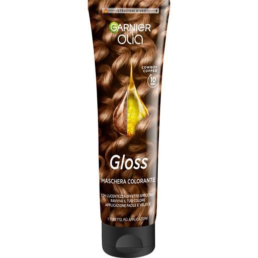 Garnier olia gloss maschera colorante 72h cowboy copper - 150 ml
