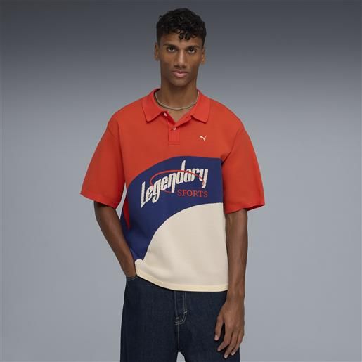 PUMA polo PUMA. Now da uomo, abbigliamento, rosso, xl