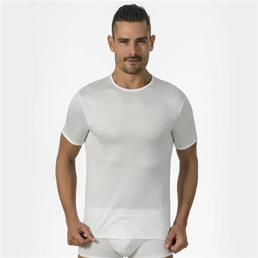 Marlene maglia uomo mezza manica a giro in filo di scozia pettinato max fender by Marlene 30313, nero