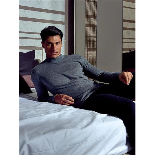 Nottingham maglia uomo Nottingham lupetto cotone bielastico felpato ll25, bianco