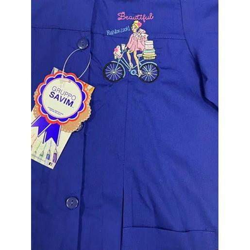 grembiule scuola nero da bambina - La Galette Made in Italy