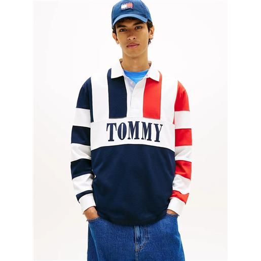 Tommy Jeans felpa Tommy Jeans polo con logo uomo