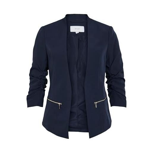Vila vijoy 3/4 noos, blazer blu marine, 50 donna