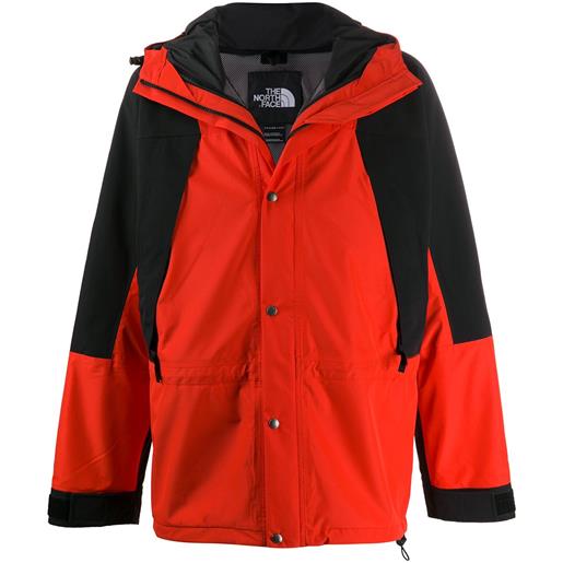The North Face giacca con design color-block - rosso