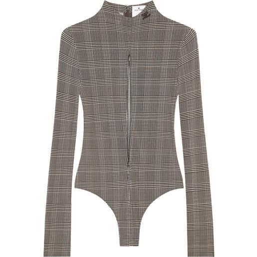 Courrèges body principe di galles - nero