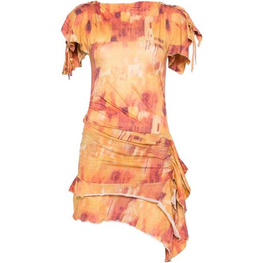 ISABEL MARANT abito corto janick - arancione