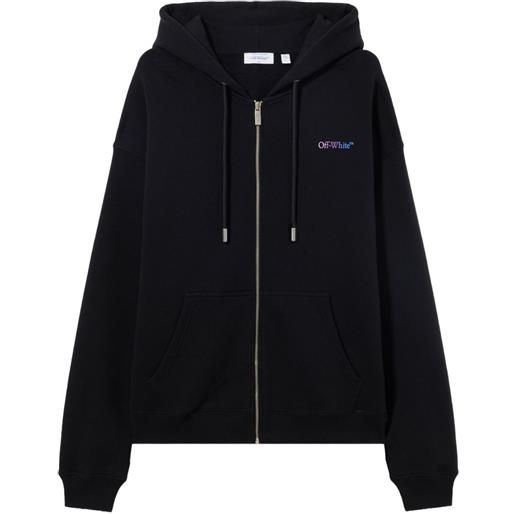Off-White felpa con cappuccio - nero
