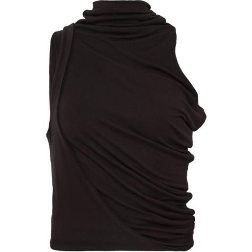 Hache top asimmetrico - nero