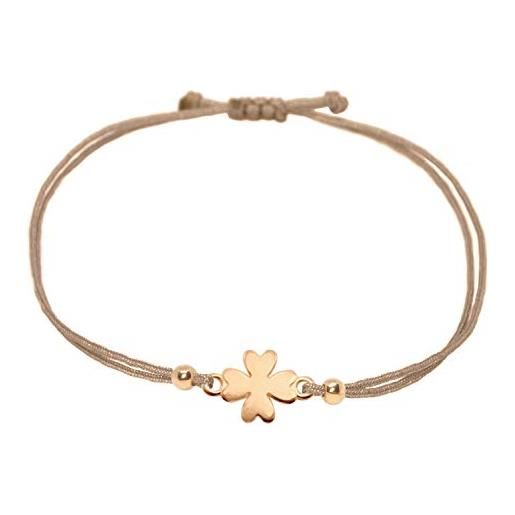 Bracciale Zodiaco Toro In Argento Con Nodo Macramè Nero – Fatto A Mano In Germania – Regolabile, Con Confezione Regalo