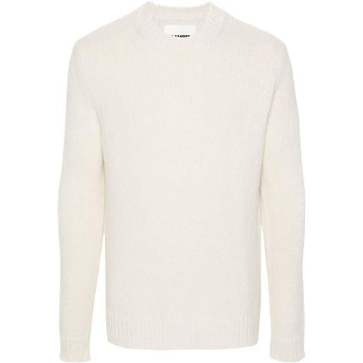 Jil Sander maglione chunky - bianco