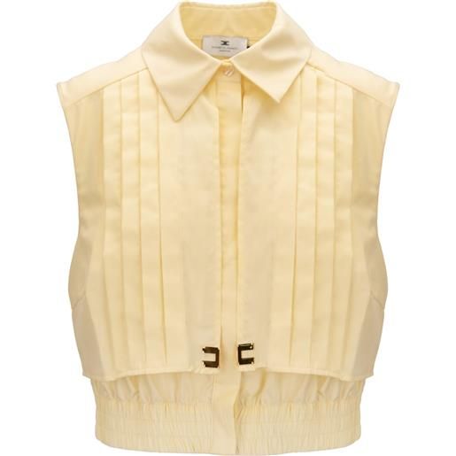 ELISABETTA FRANCHI ca05351e2 dc7 cropped shirt-44