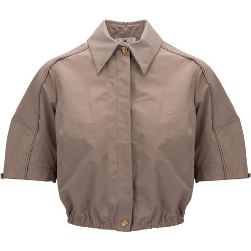 ELISABETTA FRANCHI ca10051e2 dc4 cropped shirt-40