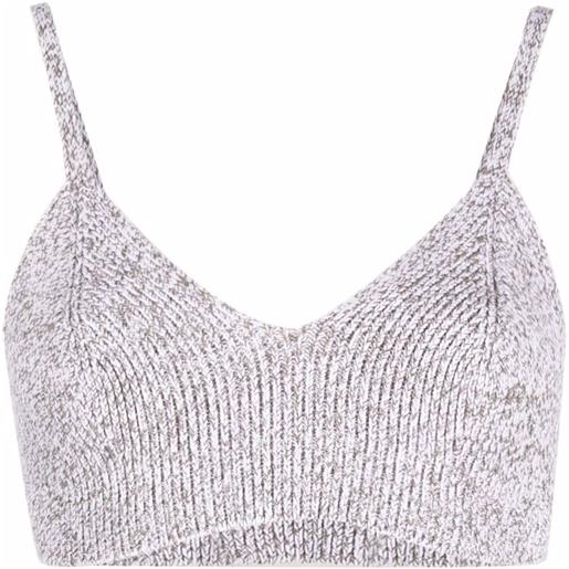 Off-White top languid - bianco