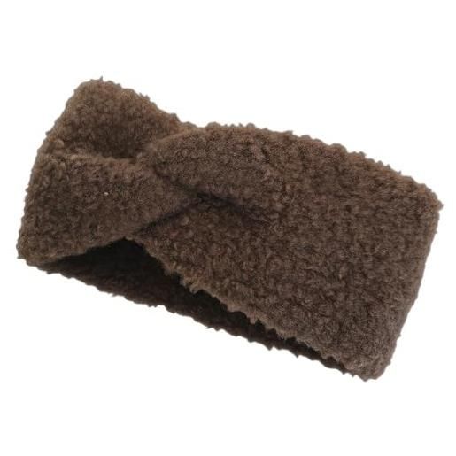Threadbare - Fascia per capelli da sci in pelliccia sintetica rosa acceso