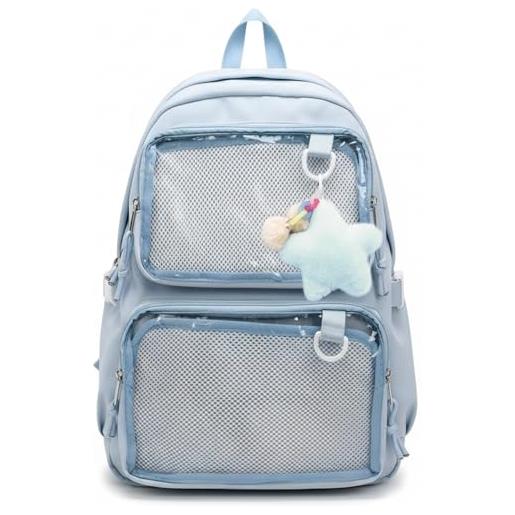 Hokuto Zaino Kawaii Cinnamoroll - Zaino Estetico, Carino Zaino Per La Scuola Secondaria Per Ragazze Zaino Coreano Giapponese C 30 X15 X 40cm 122795981