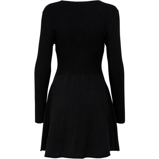 Only abito a maniche lunghe in maglia nero