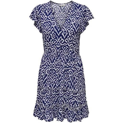 Only vestito corto onlclaudette blu/ombre blu da donna