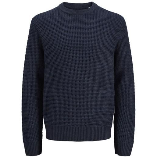 JACK & JONES Jprcctravis Knit Crew Neck Jprcctravis Knit Crew Neck (1 pièce), Bleu Nuit, XS