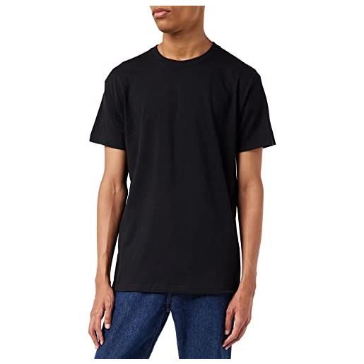 Fruit of the loom maglietta a maniche corte da uomo super premium (confezione da 5), nero, xxl