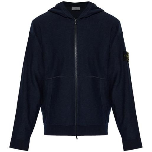 Stone Island cardigan con logo - blu