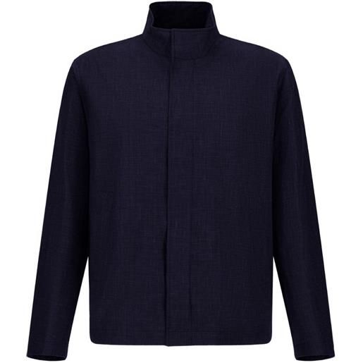 Herno giacca a collo alto - blu
