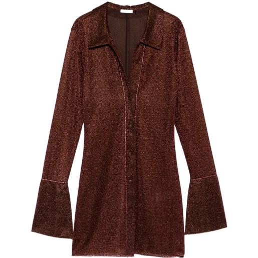 Oséree `lumiere` slim shirt dress