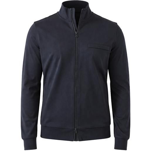 PATRICK ASSARAF felpa con zip - blu