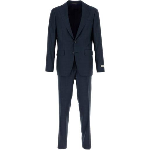 Canali completo monopetto - blu