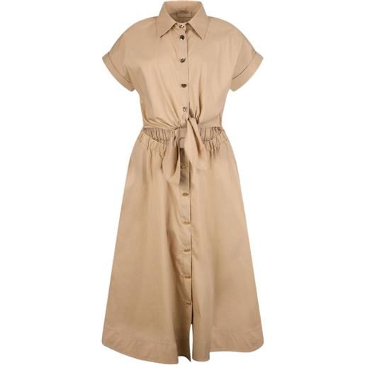 LIU JO abito midi con cut-out - toni neutri