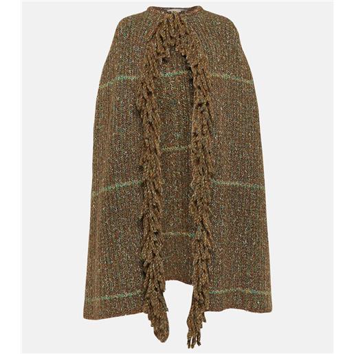 Stella McCartney poncho con frange