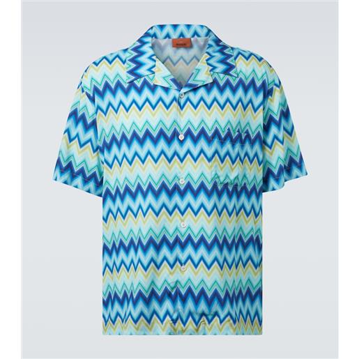 Missoni camicia bowling a zig-zag