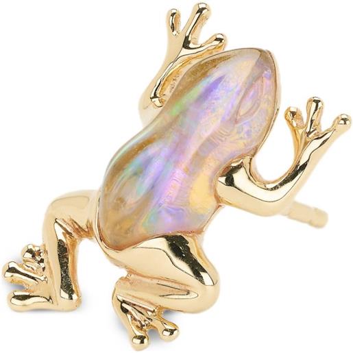 Rubino Zaffiri Dorata Argento Sterling Rana Abbracciarsi Onice Sfera